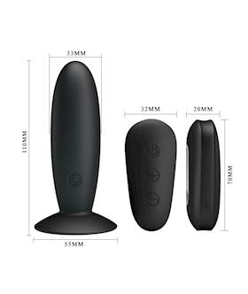 Mr Play Remote Control Vibrating Anal Plug