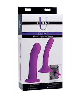 Incurve Silicone G-spot Duo Dildo Set