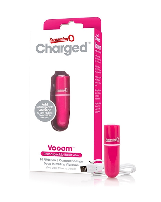 Charged Vooom Rechargeable Bullet Vibe