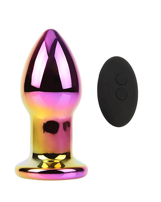 Ariel Vibrating Glass Butt Plug